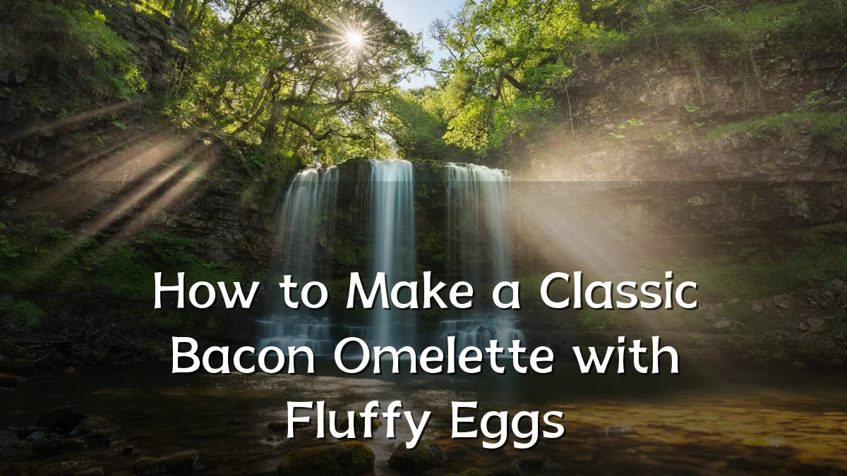 How to Make a Classic Bacon Omelette with Fluffy Eggs