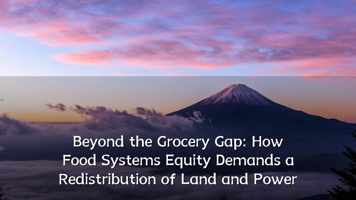 Beyond the Grocery Gap: How Food Systems Equity Demands a Redistribution of Land and Power