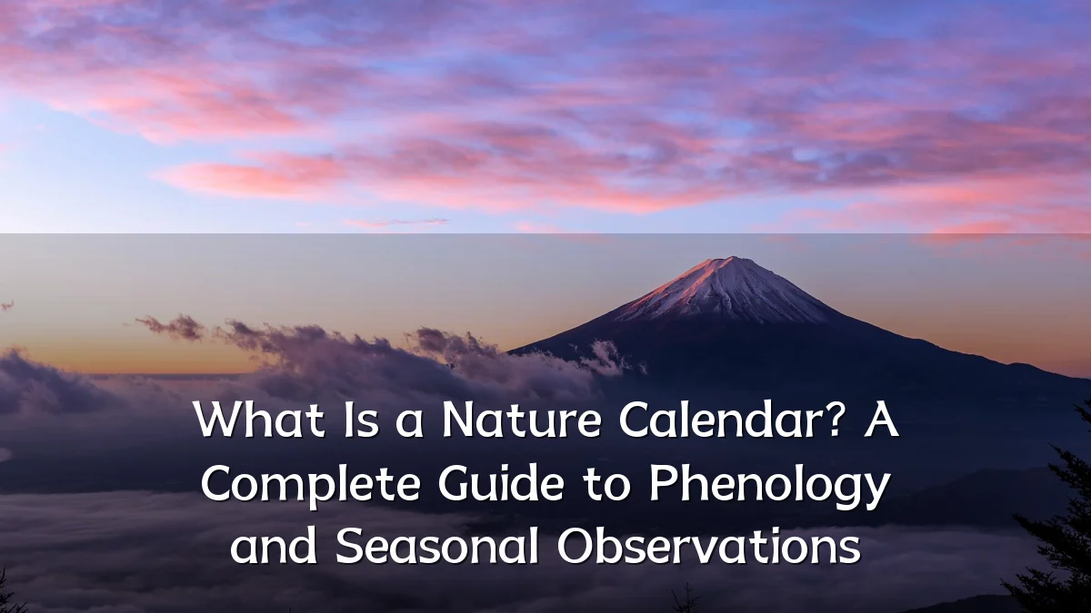 What Is a Nature Calendar? A Complete Guide to Phenology and Seasonal Observations