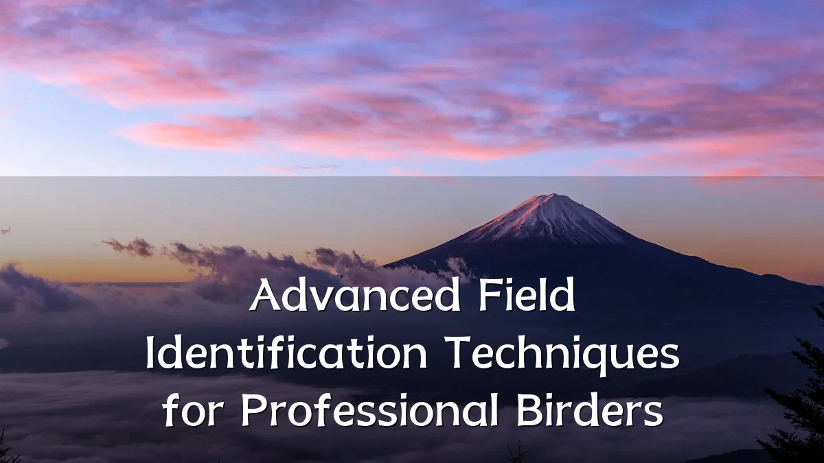 Advanced Field Identification Techniques for Professional Birders