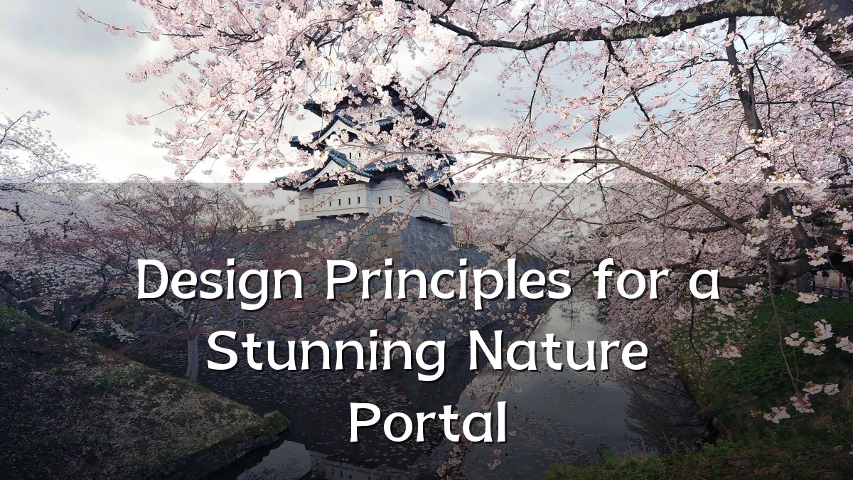 Design Principles for a Stunning Nature Portal