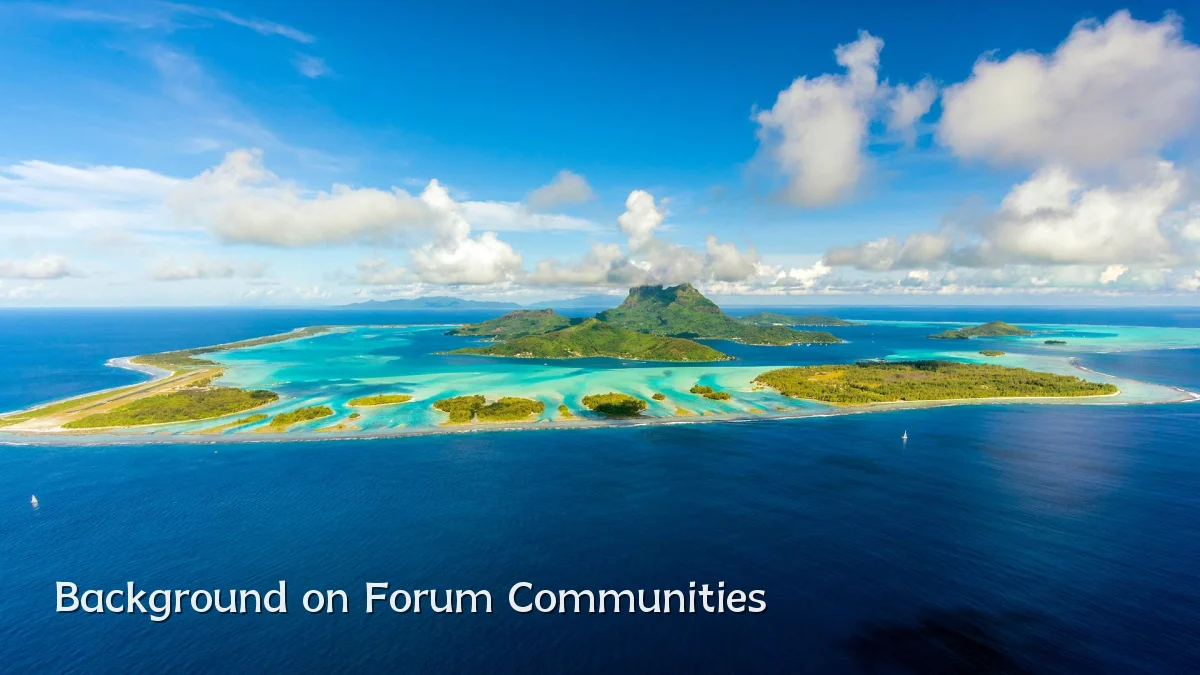 Background on Forum Communities