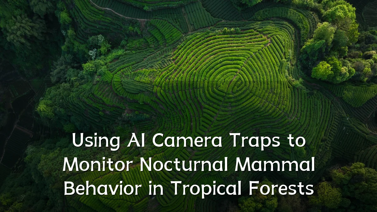 Using AI Camera Traps to Monitor Nocturnal Mammal Behavior in Tropical Forests