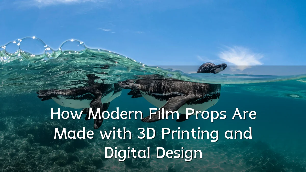 How Modern Film Props Are Made with 3D Printing and Digital Design