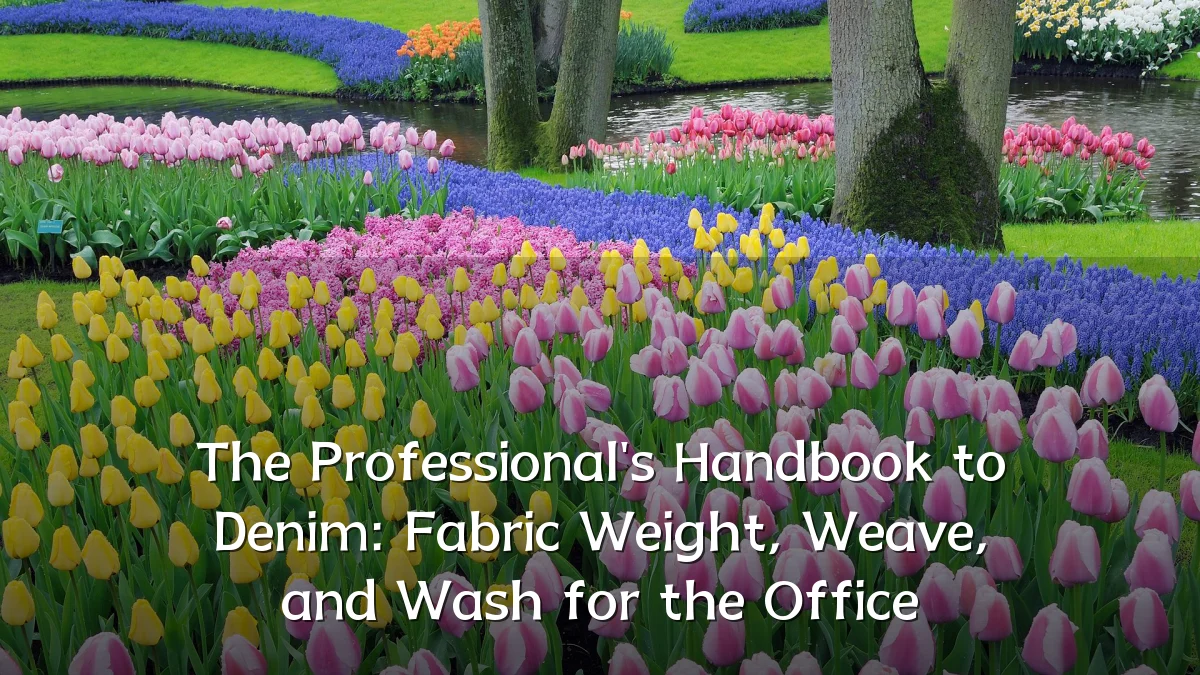 The Professional's Handbook to Denim: Fabric Weight, Weave, and Wash for the Office