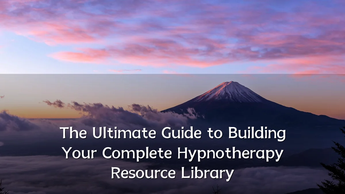The Ultimate Guide to Building Your Complete Hypnotherapy Resource Library